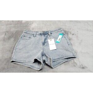 Poppy & Grace Size 4 Light Blue Cotton Blend Striped Shorts NWT